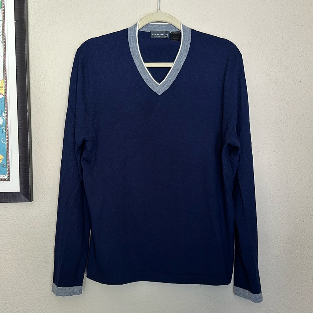 Neiman Marcus Superfine Cashmere Sweater Large Men’s